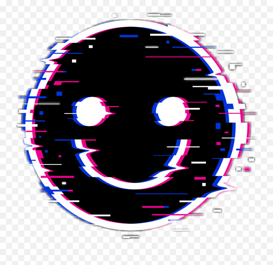 Glitch Smile Emojis Emoji Emojisticker - Glitch Face,Emojis Smile