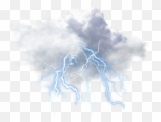 Storm Cloud - Transparent Thunder Png Emoji