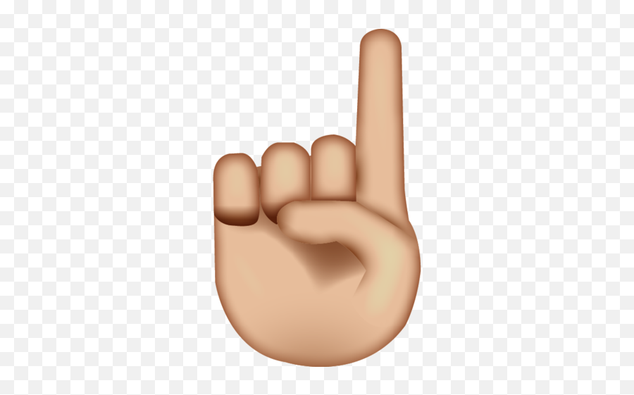 Up Pointing Hand Emoji - Pointing Up Emoji Png,Ok Hand Emoji