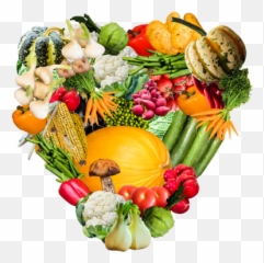 Vegetable Heart Background Emoji