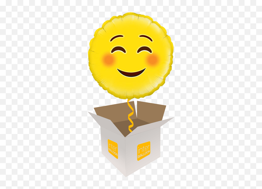 Emoji Helium Balloons Delivered In The Uk - Happy 50th Anniversary Transparent,Blow A Kiss Emoji