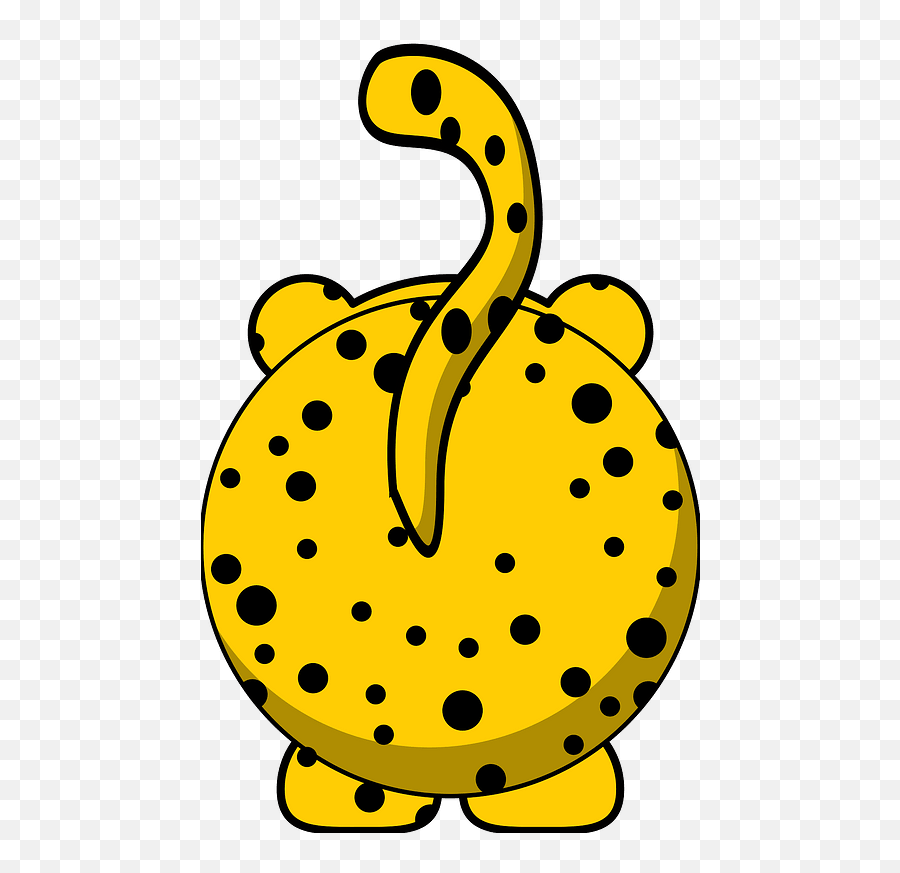 Cheetah Back View Clipart Free Download Transparent Png - Clipart Cartoon Cheetah Emoji,Cheetah Emoji