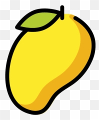 Mango Emoji Clipart - Coffee Clip Art,Emoji Fruits