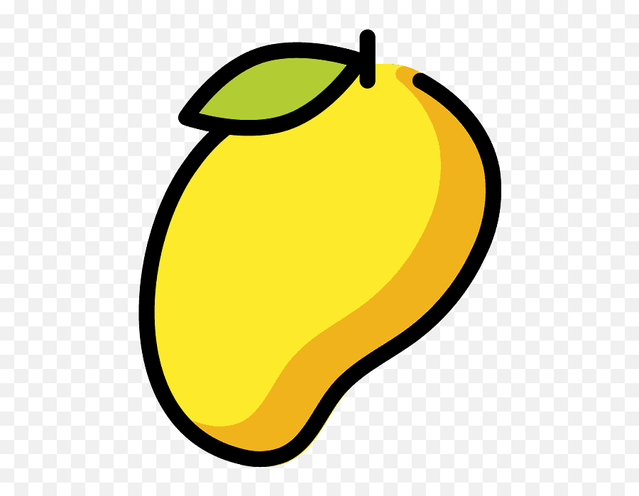 Mango Emoji Clipart - Coffee Clip Art,Emoji Fruits