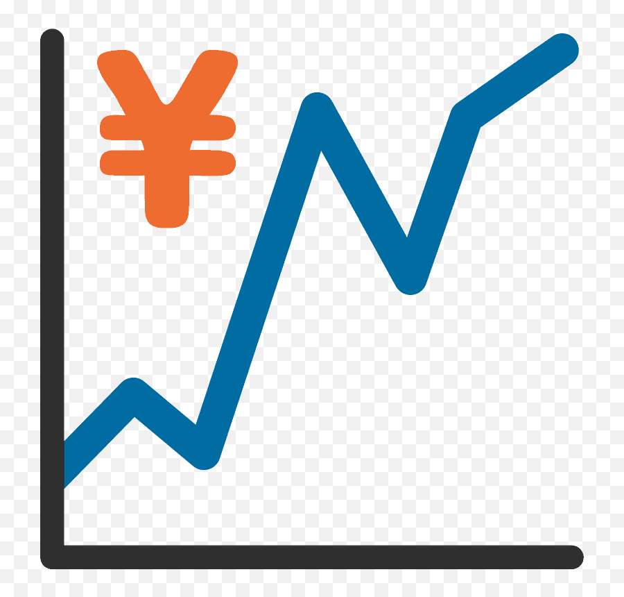 Graf Se Znakem Jenu Emoji Klipart - Emoji,Emoji Translation Chart
