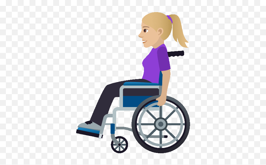 Wheelchair Joypixels Gif - Person On Wheelchair Gif Embarass Emoji,Handicapped Emoji