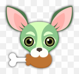 Chihuahua Stickers Are You A - Chihuahua Emoji,Fried Chicken Emoji