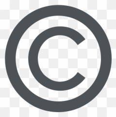 Emojione 00a9 - Transparent Background Copyright Symbol Png