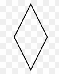 Lozenge - Rhombus 2d Emoji