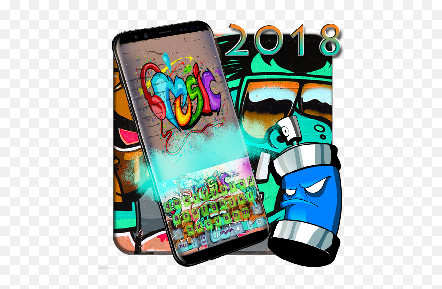 Music Graffiti Art Keyboard - Smartphone Emoji,Salute Emoji Android