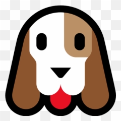 Emoji Image Resource Download - Dog Emoji Microsoft,Emoji Dog