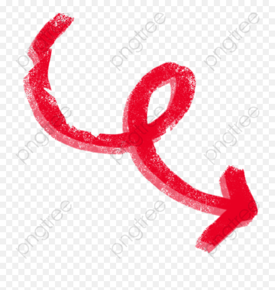 Download Free Png Red Chalk Arrow To - Transparent Background Red Curved Arrow Emoji,Chalk Emoji