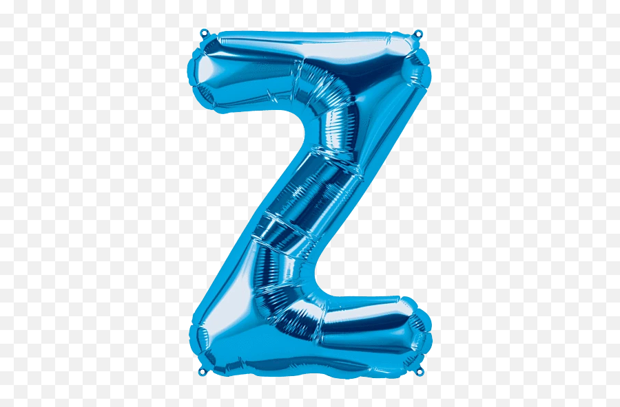 Blue Letter Z Balloon - Inflatable Emoji,Blue Letters Emoji