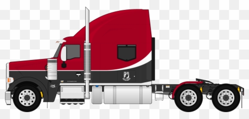 Semi Drawing 10 Wheeler Truck - Semi Truck Side Drawing Emoji,Semi Truck Emoji