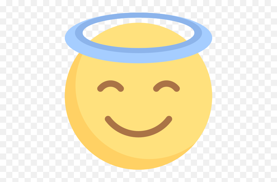 Free Vector Icons - Smiley Emoji,Face Angel Emoji