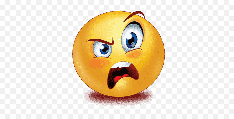 Angry Emoji New Stickers For Whatsapp - Yell Emoji,Angrey Emoji