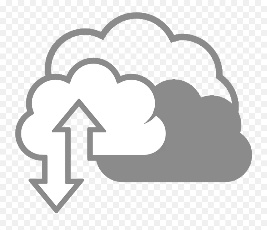 Cloud Icon - Clouds Black And White Clipart Emoji,Thunder Cloud Emoji