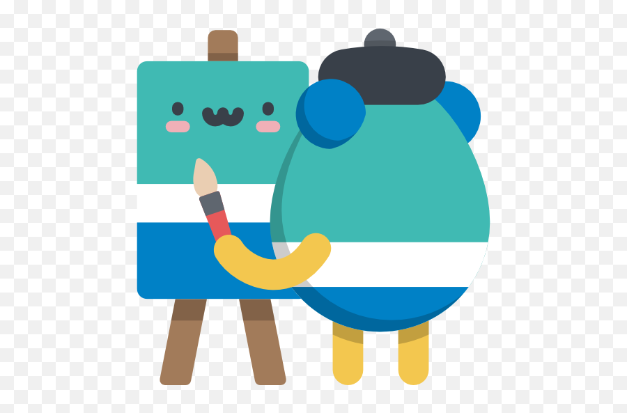 Painter - Free Smileys Icons Clip Art Emoji,Emoji Painter