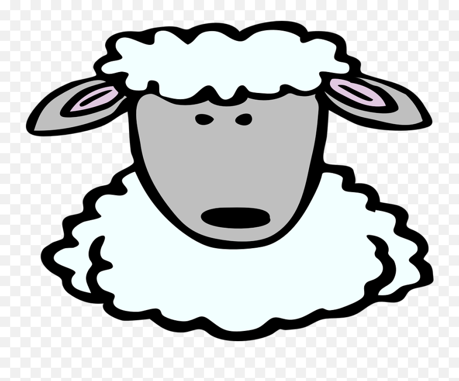 Free Lamb Sheep Illustrations - Sheep Head Clipart Emoji,Eye Roll Emoji