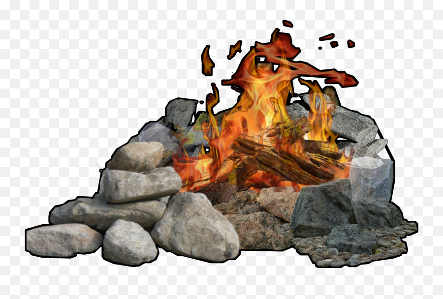 Fire Campfire Bonfire - Igneous Rock Emoji,Bonfire Emoji