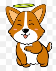 Royal Corgis Emoji Stickers - Cartoon,Squee Emoji