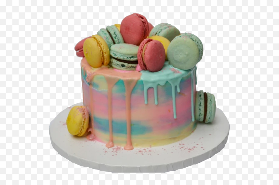 Gender Reveal Macaroon Cake U2013 Sugar Street Boutique - Macaroon Cake Emoji,Emoji Macaroon
