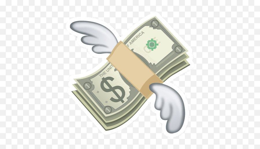Flying Money Emoji - Transparent Money Emoji Png,Midget Emoji