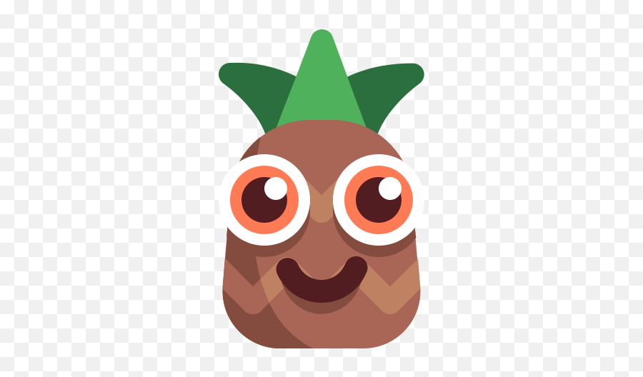 Pineapple Emoticon Emoji Free Icon Of - Cartoon,Fruit Emoticon