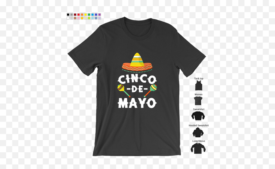 Emoji Cinco De Mayo Shirt Kids Women Kiss Sombrero Maracas - Cheer Senior Night Shirts,Maracas Emoji