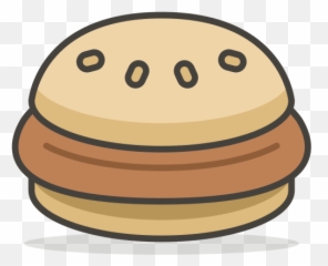 Vector Hamburger Emoji Picture,Treasure Emoji