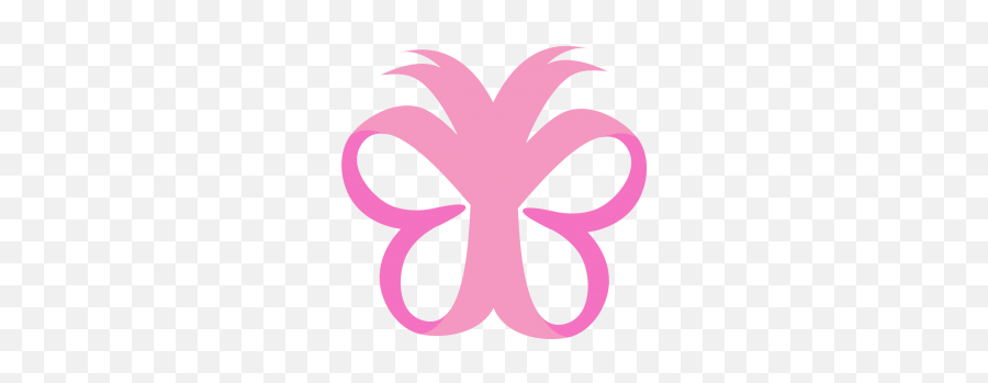 Butterfly Looks Like Ribbons Breast - Girly Emoji,Breast Cancer Ribbon Emoji