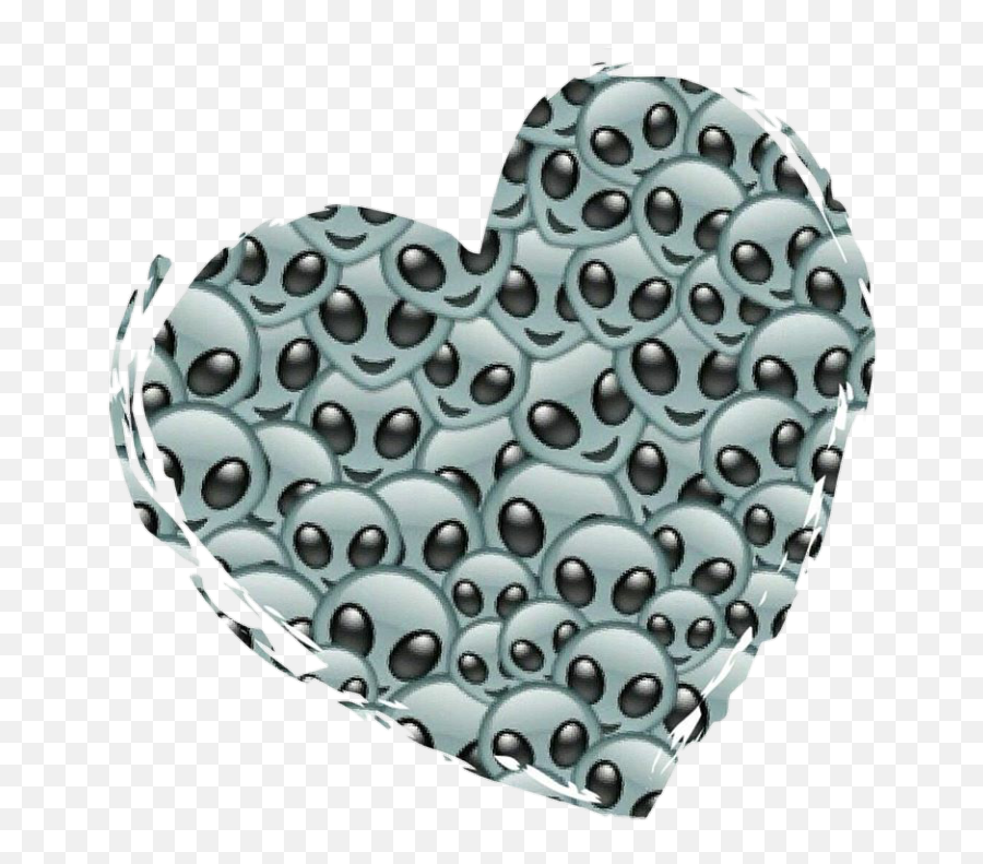 Heart Icon Aliens Sticker By The Smiling Killer - Decorative Emoji,Paper And Pencil Emoji