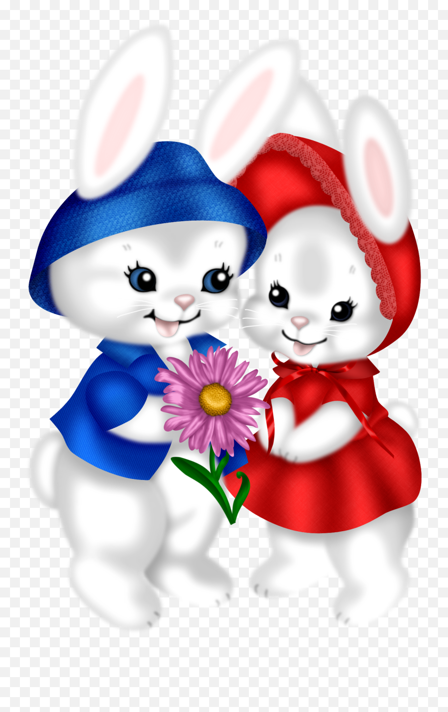 Easter Pictures Cartoon Bunny Easter Cats - Dibujo De L Love You Emoji,Roo Panda Emoji
