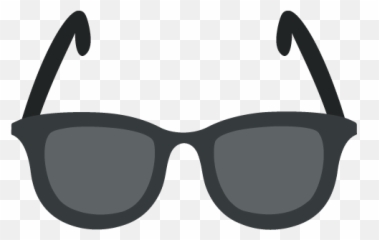 Dark Sunglasses Emoji For Facebook Email Sms - Transparent Background Png