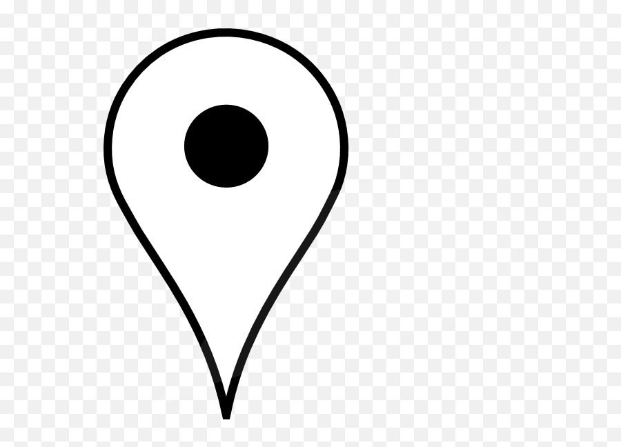 Collection Of Pushpin Clipart - White Pin Google Maps Emoji,Location Pin Emoji