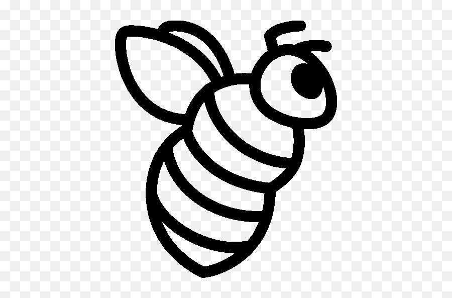 Animals Bumblebee Icon - Bee Png Clipart Black And White Emoji,Bumble Bee Emoji
