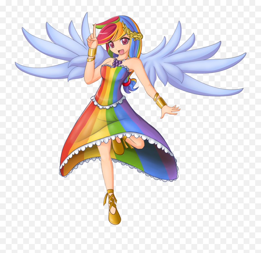 Rainbow Dash Always Drawn Or Depicted - Rainbow Dash Mlp Anime Emoji,Boobies Emoji