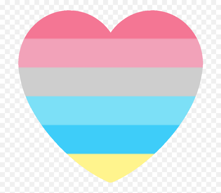 Heart Emojis - Genderflux Heart Emoji,Blue Heart Emoji