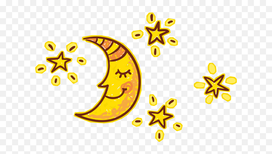 Moon Cute Star Emoji Stars Freetoedit - Stars And Moon Clipart,Moon And Stars Emoji