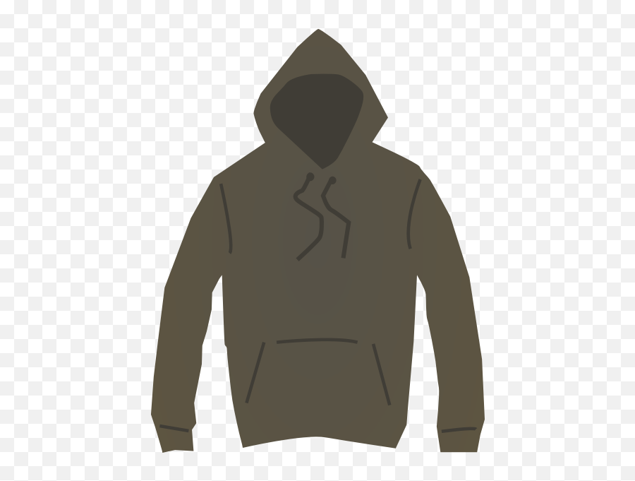Brown Hooded Jumper Clip Art - Hoodie Emoji,Boy Emoji Outfit