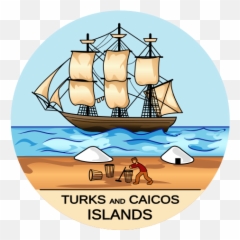 Turks And Caicos Old Seal - Flag Of The Islands Emoji
