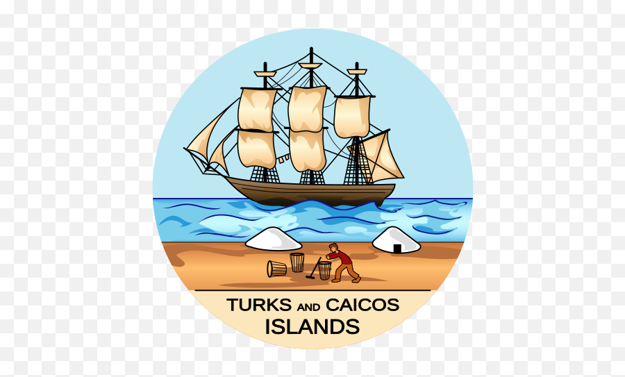 Turks And Caicos Old Seal - Flag Of The Turks And Caicos Islands Emoji,Flag Ship Emoji