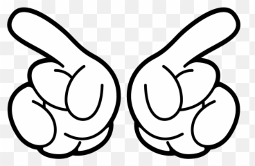 Mickey Mouse Head Colouring Pages - Cartoon Mickey Mouse Hand Png Emoji,Shocker Emoji Iphone