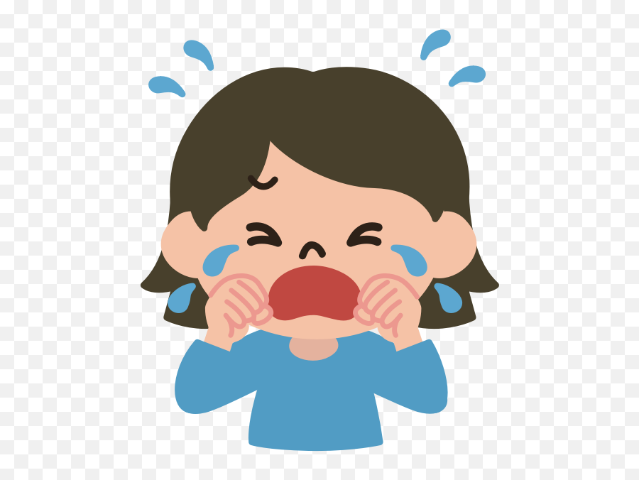 Crying Lady Vector Image - Cry Clipart Emoji,Crying Emoji