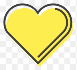 Yellow Heart Logos - Corazon Amarillo Png Emoji