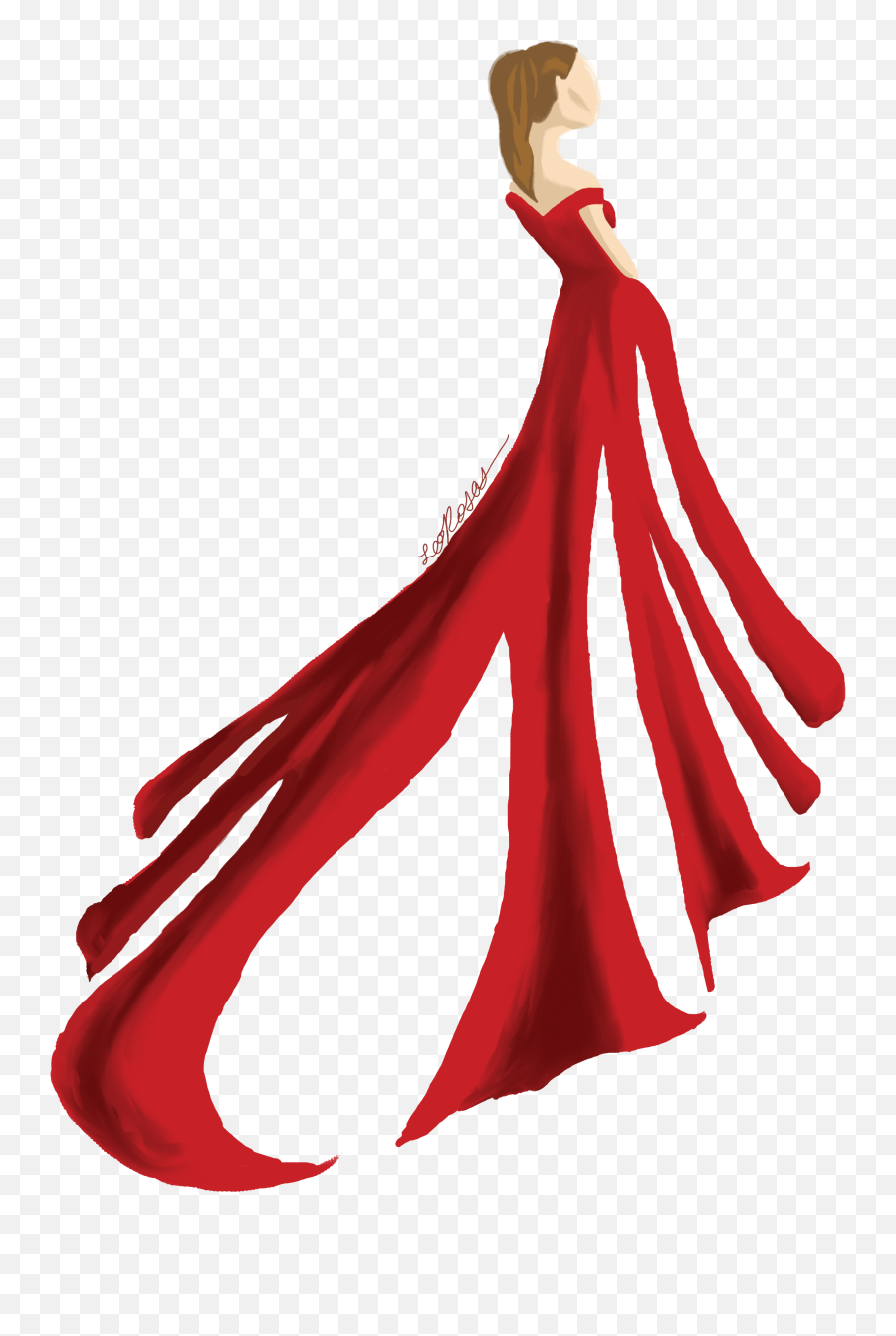 Alpha Phis Red Dress Gala Clipart - Alpha Phi Red Dress Gala Graphic Emoji,Red Dress Dancing Emoji