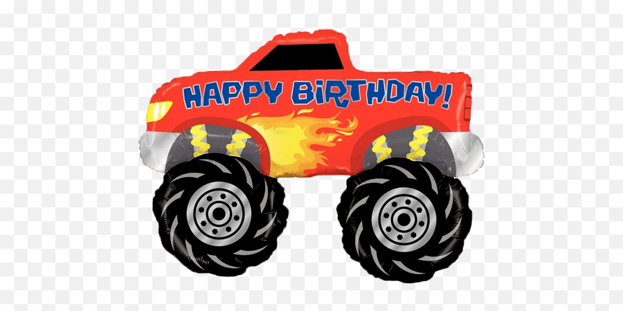Shop Giant Monster Truck Happy Birthday - Happy Birthday Trucks Emoji,Monster Truck Emoji