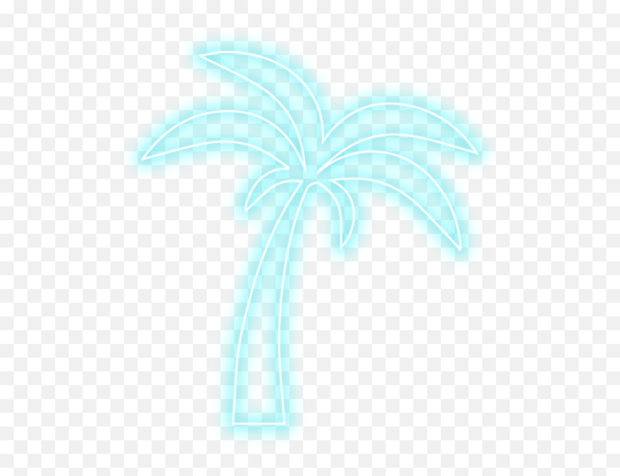 Neon Emoji Library - Palm Trees Emoji Transparent,Palm Tree Emoji