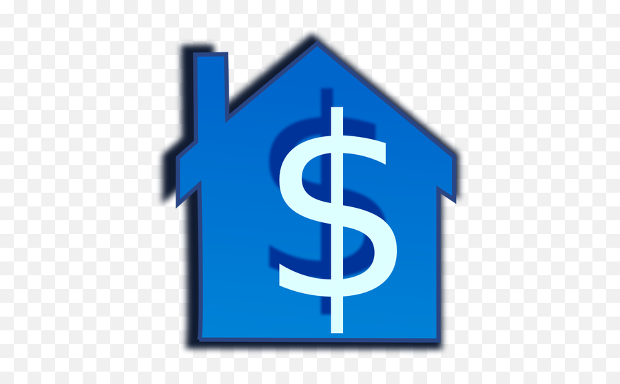 Home Price Vector Graphics - Blue Dollar Sign Clipart Free Emoji,Price Tag Emoji