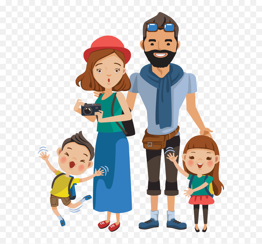 Download Airport Clipart Family Visit - Tourist Clipart Transparent Emoji,Tourist Emoji